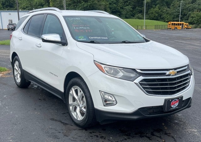 Used 2018 Chevrolet Equinox Premier with VIN 2GNAXMEV5J6186551 for sale in Hillsboro, OH